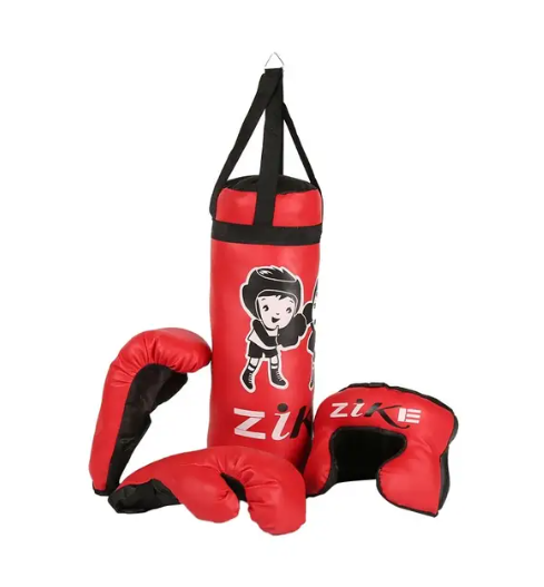 Zike Kids PVC Boxing Kit (Red)